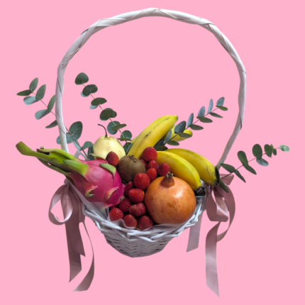 Небольшая фруктовая корзина «Фруктовый мини‑комплимент»